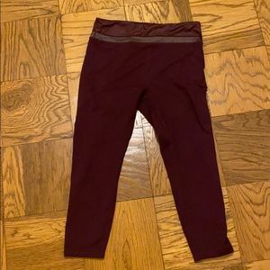Maroon Fabletics Leggings